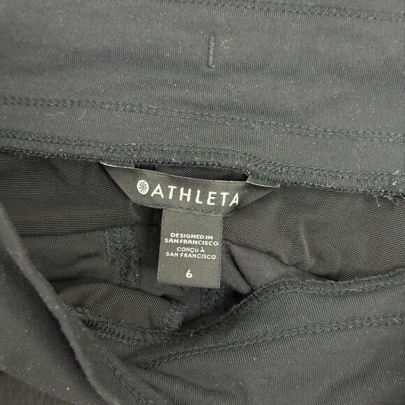 Athleta Women Size 6 Black Trekkie North High Rise‎ Jogger Zipper Pant - Picture 5 of 8